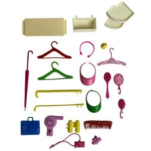 Lot of Miscellaneous Vintage Barbie Doll Accessories